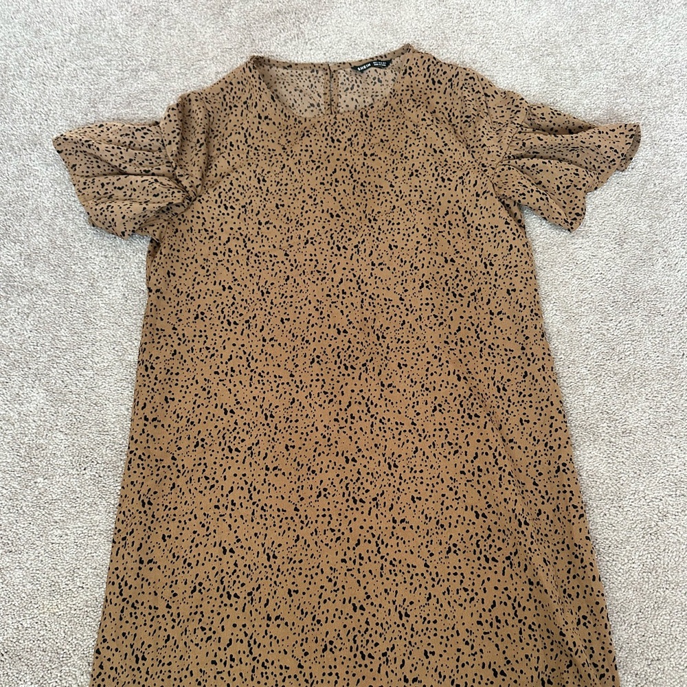 Womens cheetah print dress